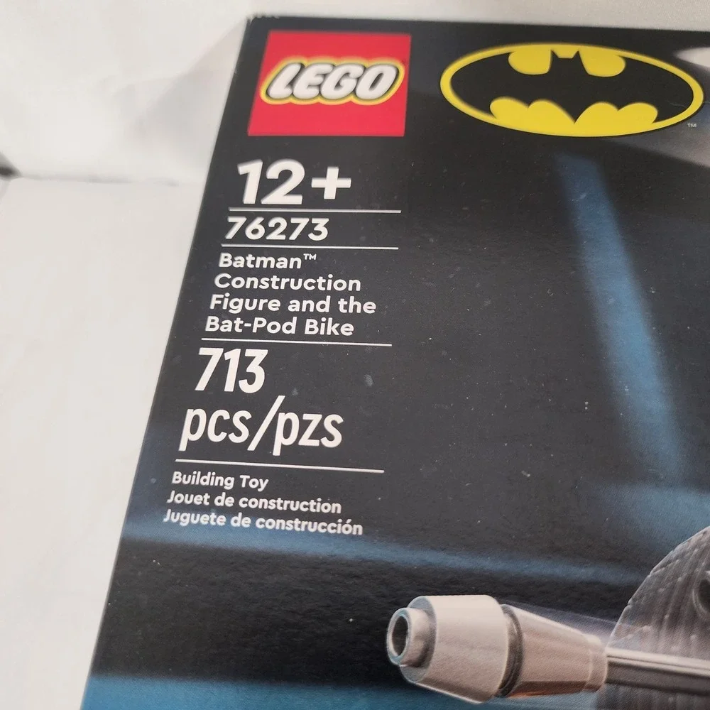 LEGO DC Batman 76273 Batman Construction Figure & Bat-Pod Bike 713 PC NEW SEALED